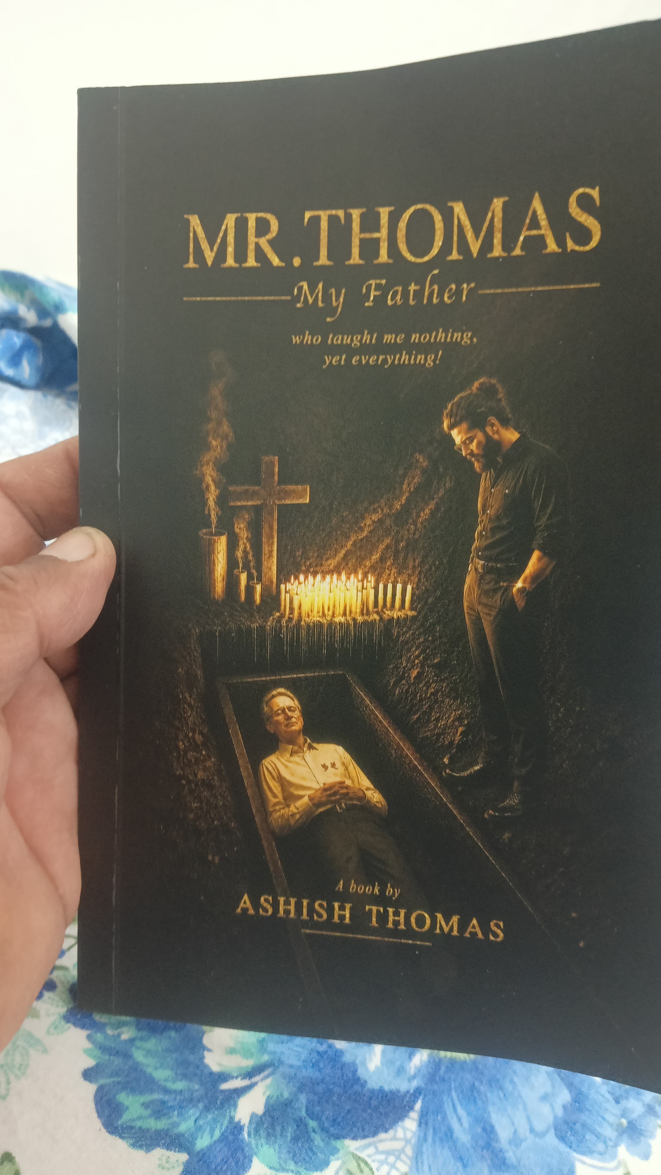 Archival notes and physical copy of Mr. Thomas: My Father